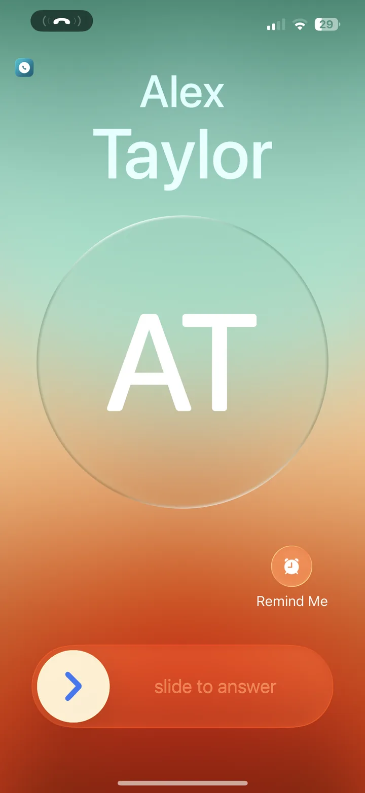 ExitCall ringing an iPhone with an incoming call